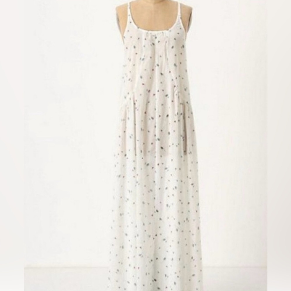 NWT Anthropologie Eloise Badminton Beach Cover Up cotton size Small